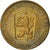 Moneda, Checoslovaquia, Koruna, 1986, MBC+, Aluminio - bronce, KM:50
