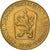 Moneta, Czechosłowacja, Koruna, 1990, AU(55-58), Aluminium-Brąz, KM:50