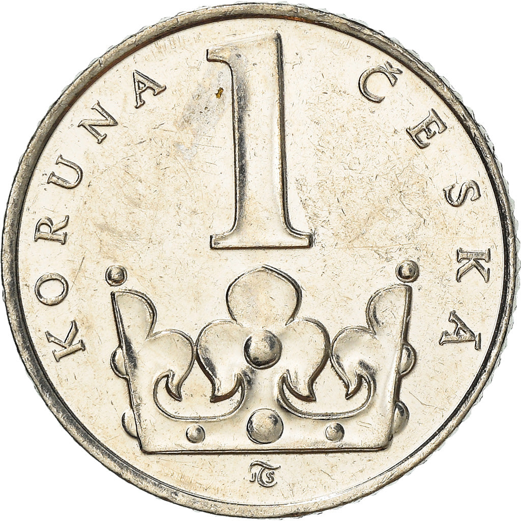Monnaie, République Tchèque, Koruna, 1994, TB+, Nickel plated steel, KM:7