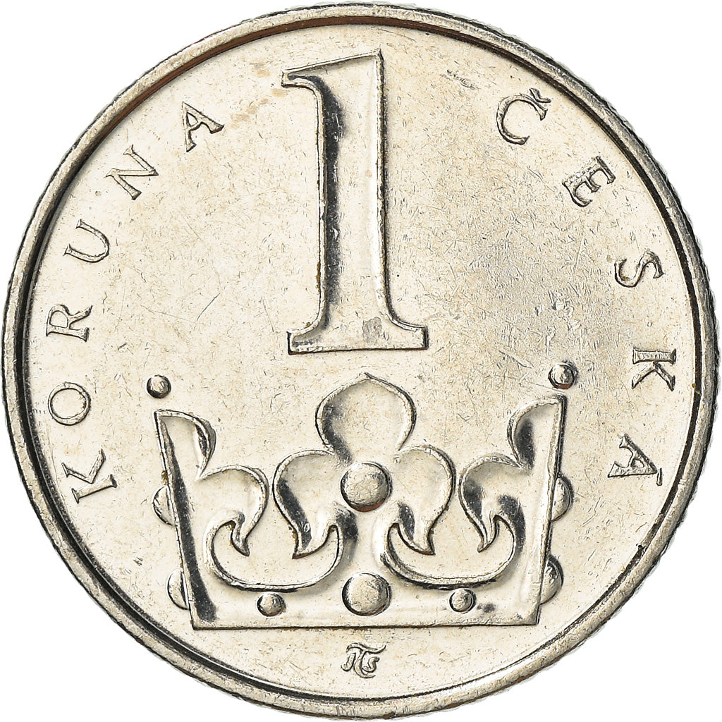 Monnaie, République Tchèque, Koruna, 2008, TB+, Nickel plated steel, KM:7