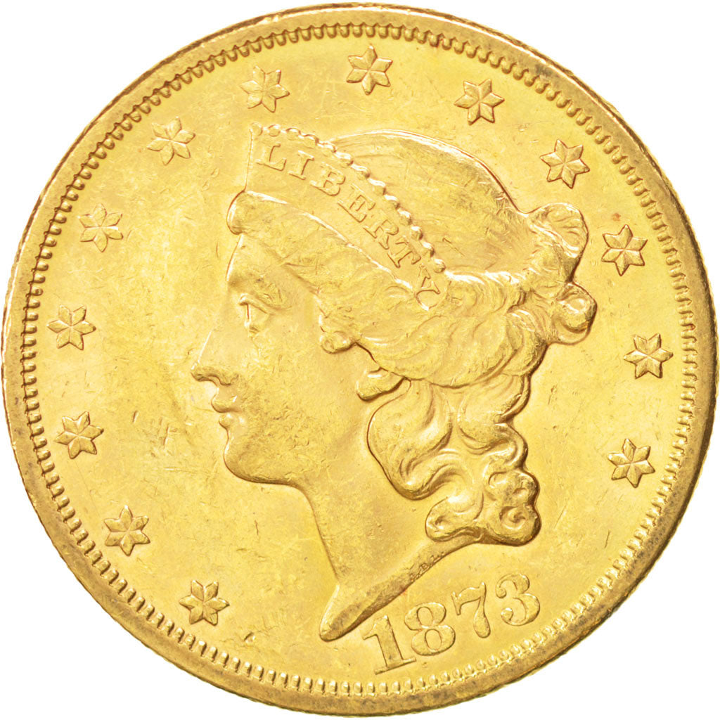 Stati Uniti, Liberty Head, $20, Double Eagle, 1873, U.S. Mint, San Francisco,...