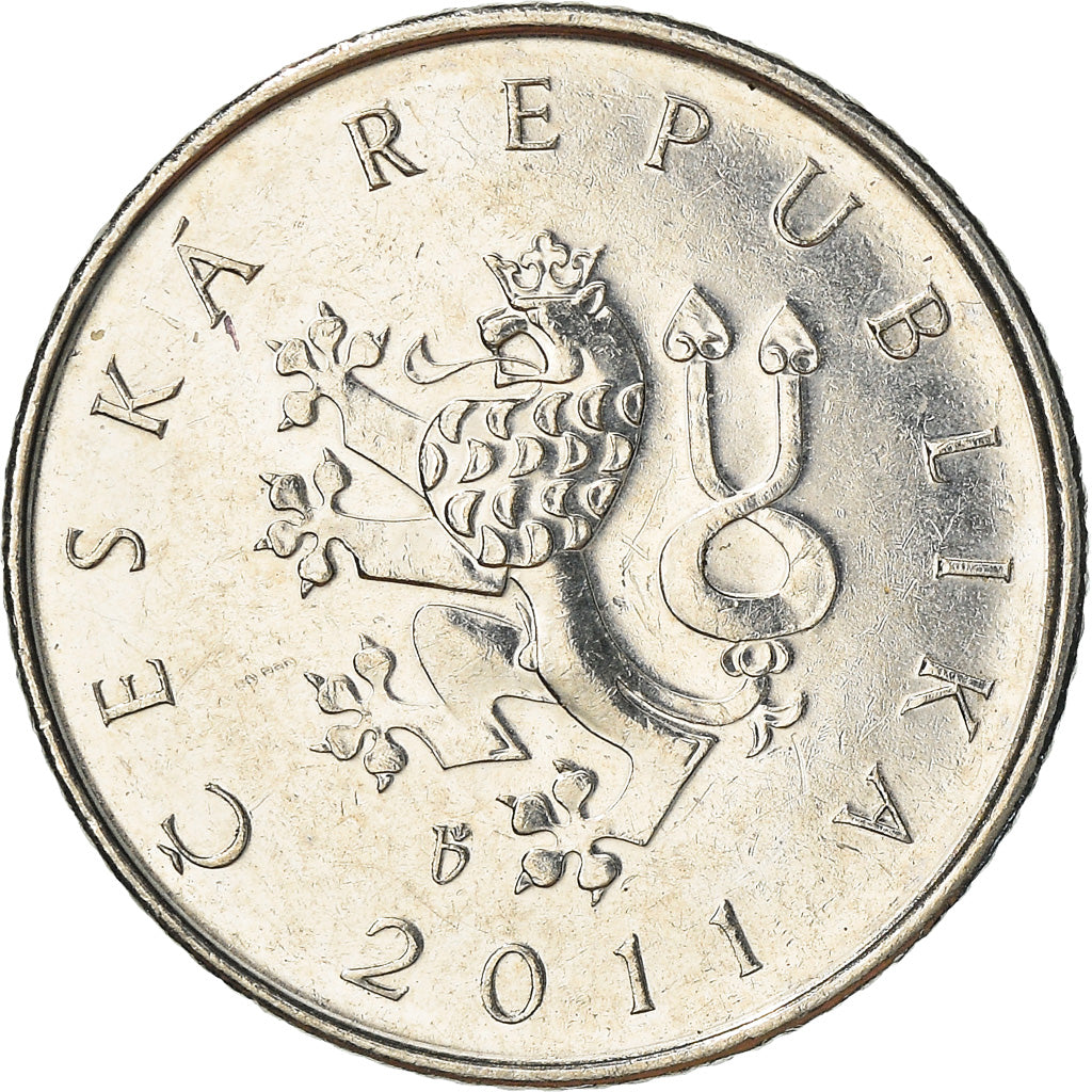 Monnaie, République Tchèque, Koruna, 2011, TTB, Nickel plated steel, KM:7