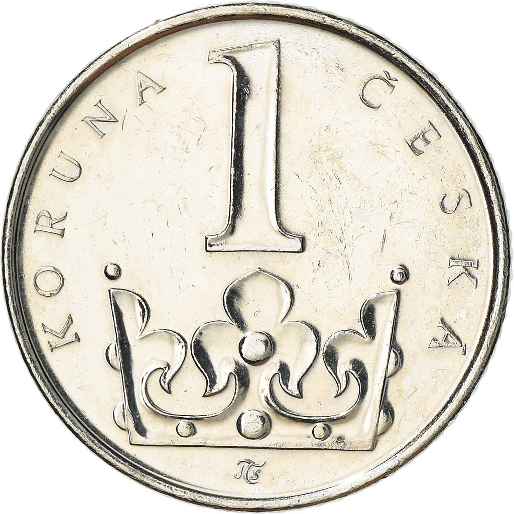 Munten, Tsjechische Republiek, Koruna, 2012, ZF, Nickel plated steel, KM:7