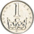 Moneda, República Checa, Koruna, 2012, MBC, Níquel chapado en acero, KM:7