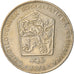 Coin, Czechoslovakia, 2 Koruny, 1976, EF(40-45), Copper-nickel, KM:75