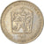 Moneta, Czechosłowacja, 2 Koruny, 1982, VF(30-35), Miedź-Nikiel, KM:75