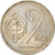 Moneda, Checoslovaquia, 2 Koruny, 1982, BC+, Cobre - níquel, KM:75