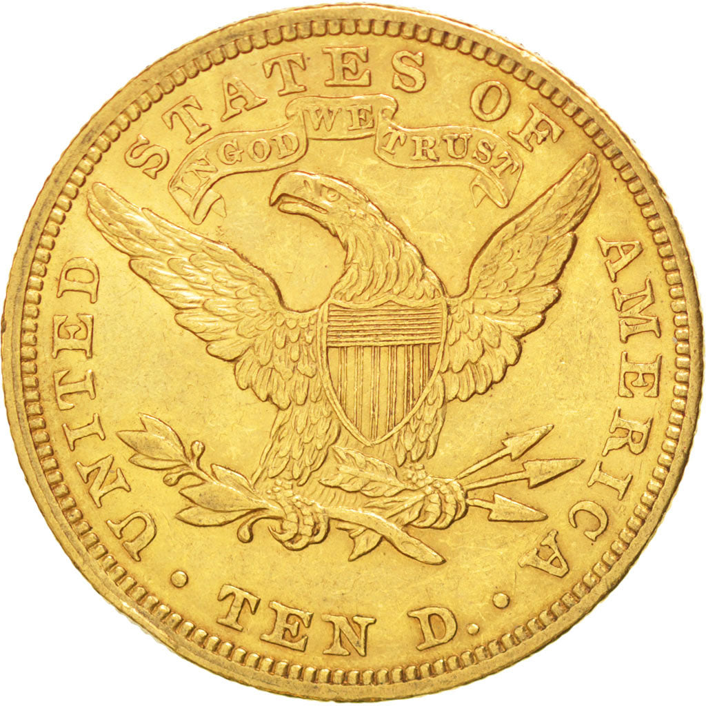UNITED STATES, Coronet Head, $10, Eagle, 1906, U.S. Mint, KM #102, AU(50-53),...