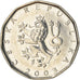 Moneta, Repubblica Ceca, 2 Koruny, 2003, MB+, Acciaio placcato nichel, KM:9