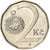 Moneta, Czechy, 2 Koruny, 2004, VF(30-35), Nickel platerowany stalą, KM:9