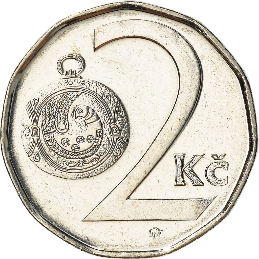 Monnaie, République Tchèque, 2 Koruny, 2015, TTB, Nickel plated steel