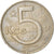 Moneta, Czechosłowacja, 5 Korun, 1966, AU(50-53), Miedź-Nikiel, KM:60