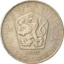 Münze, Tschechoslowakei, 5 Korun, 1970, SS, Copper-nickel, KM:60