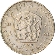 Moneta, Cecoslovacchia, 5 Korun, 1979, BB+, Rame-nichel, KM:60