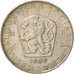 Moneta, Cecoslovacchia, 5 Korun, 1989, MB+, Rame-nichel, KM:60