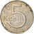 Moneta, Czechosłowacja, 5 Korun, 1989, VF(30-35), Miedź-Nikiel, KM:60