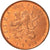 Moneda, República Checa, 10 Korun, 1993, MBC+, Cobre chapado en acero, KM:4