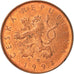 Munten, Tsjechische Republiek, 10 Korun, 1993, ZF+, Copper Plated Steel, KM:4