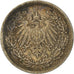 Moneta, GERMANIA - IMPERO, 1/2 Mark, 1905, Berlin, BB, Argento, KM:17