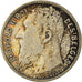 Moneda, Bélgica, Franc, 1909, BC+, Plata, KM:56.1