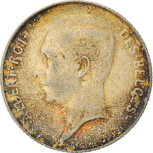 Moeda, Bélgica, Franc, 1913, VF(30-35), Prata, KM:72