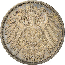 Monnaie, GERMANY - EMPIRE, Wilhelm II, Mark, 1904, Karlsruhe, TTB, Argent, KM:14