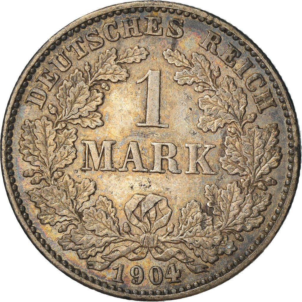 Monnaie, GERMANY - EMPIRE, Wilhelm II, Mark, 1904, Karlsruhe, TTB, Argent, KM:14