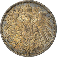 Moeda, ALEMANHA - IMPÉRIO, Wilhelm II, Mark, 1914, Stuttgart, EF(40-45), Prata