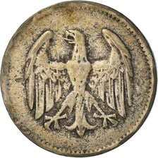 Münze, Deutschland, Weimarer Republik, Mark, 1924, Muldenhütten, S, Silber