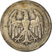 Coin, GERMANY, WEIMAR REPUBLIC, Mark, 1924, Muldenhütten, VF(20-25), Silver