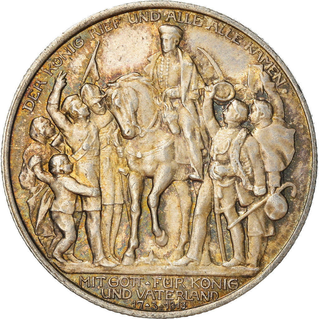 Moneta, Stati tedeschi, PRUSSIA, Wilhelm II, 2 Mark, 1913, Berlin, SPL-