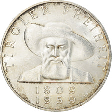 Moneda, Austria, 50 Schilling, 1959, MBC+, Plata, KM:2888