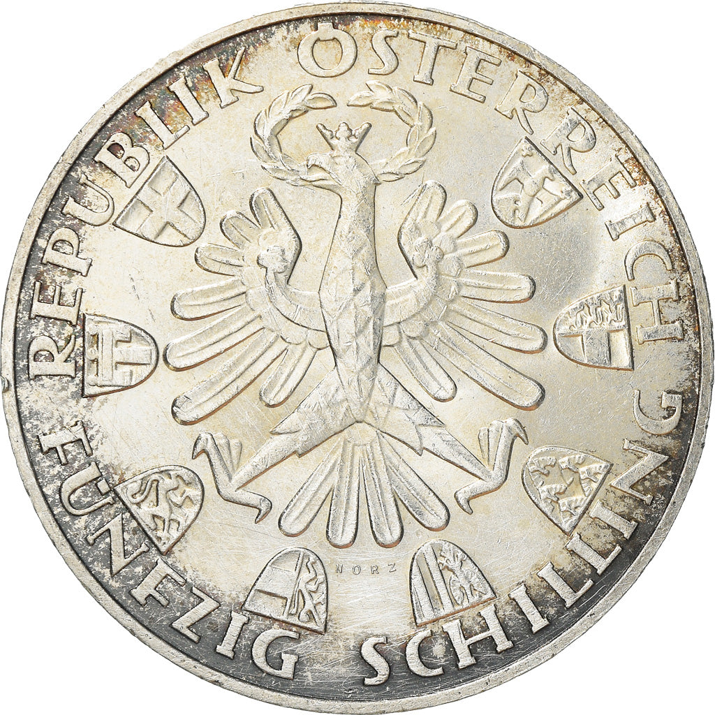 Moneta, Austria, 50 Schilling, 1959, BB+, Argento, KM:2888