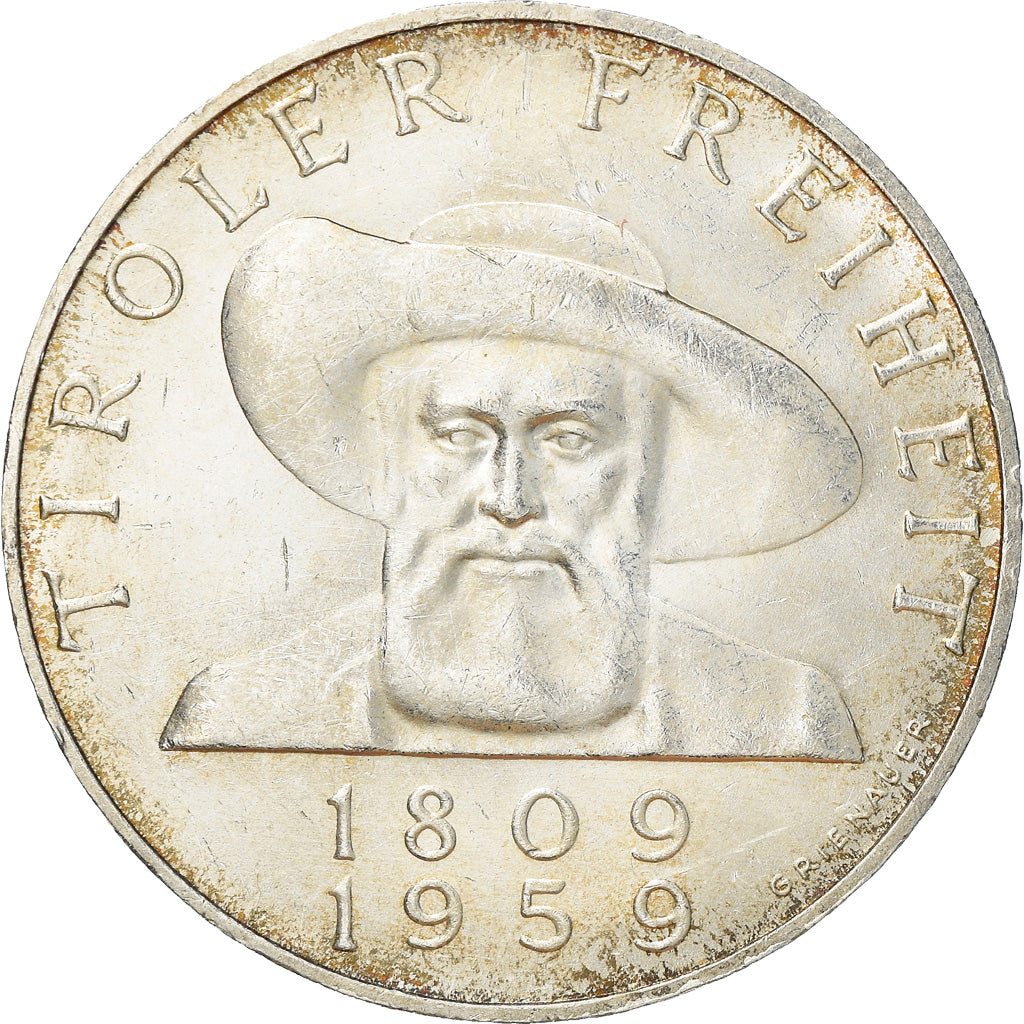 Moneta, Austria, 50 Schilling, 1959, BB+, Argento, KM:2888