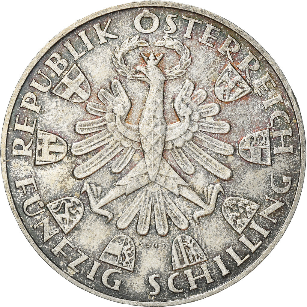Moneta, Austria, 50 Schilling, 1959, BB+, Argento, KM:2888