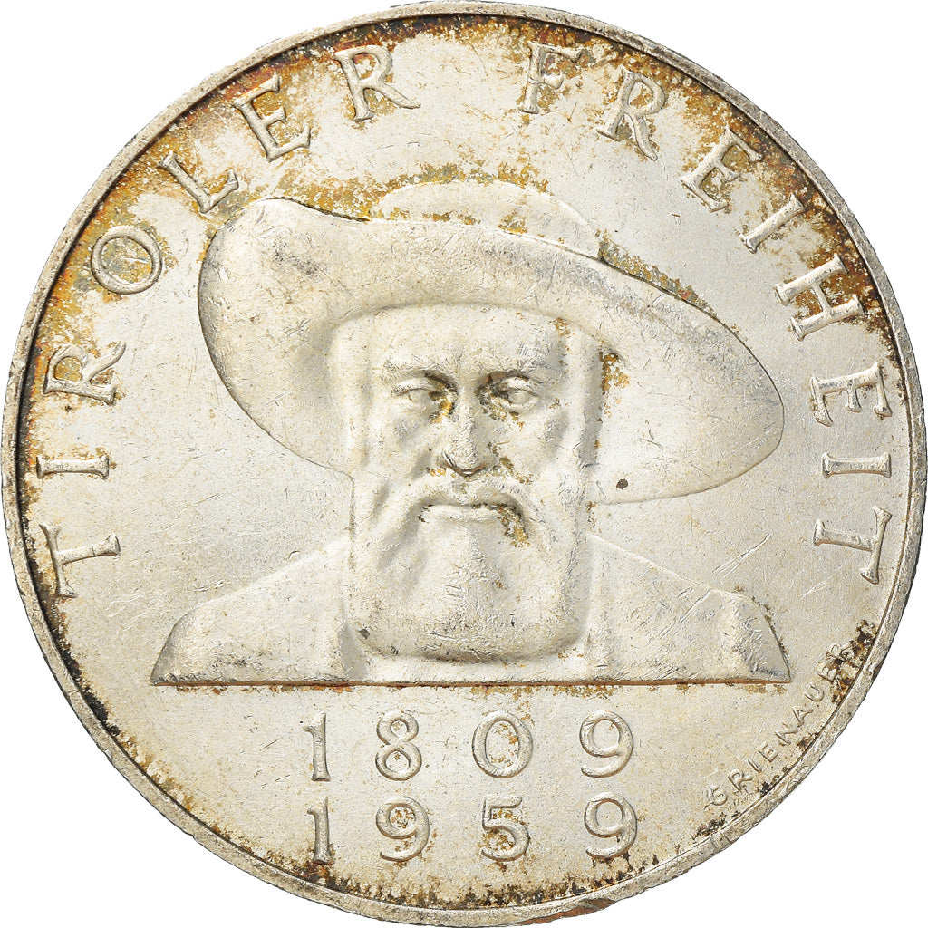Moneta, Austria, 50 Schilling, 1959, SPL-, Argento, KM:2888
