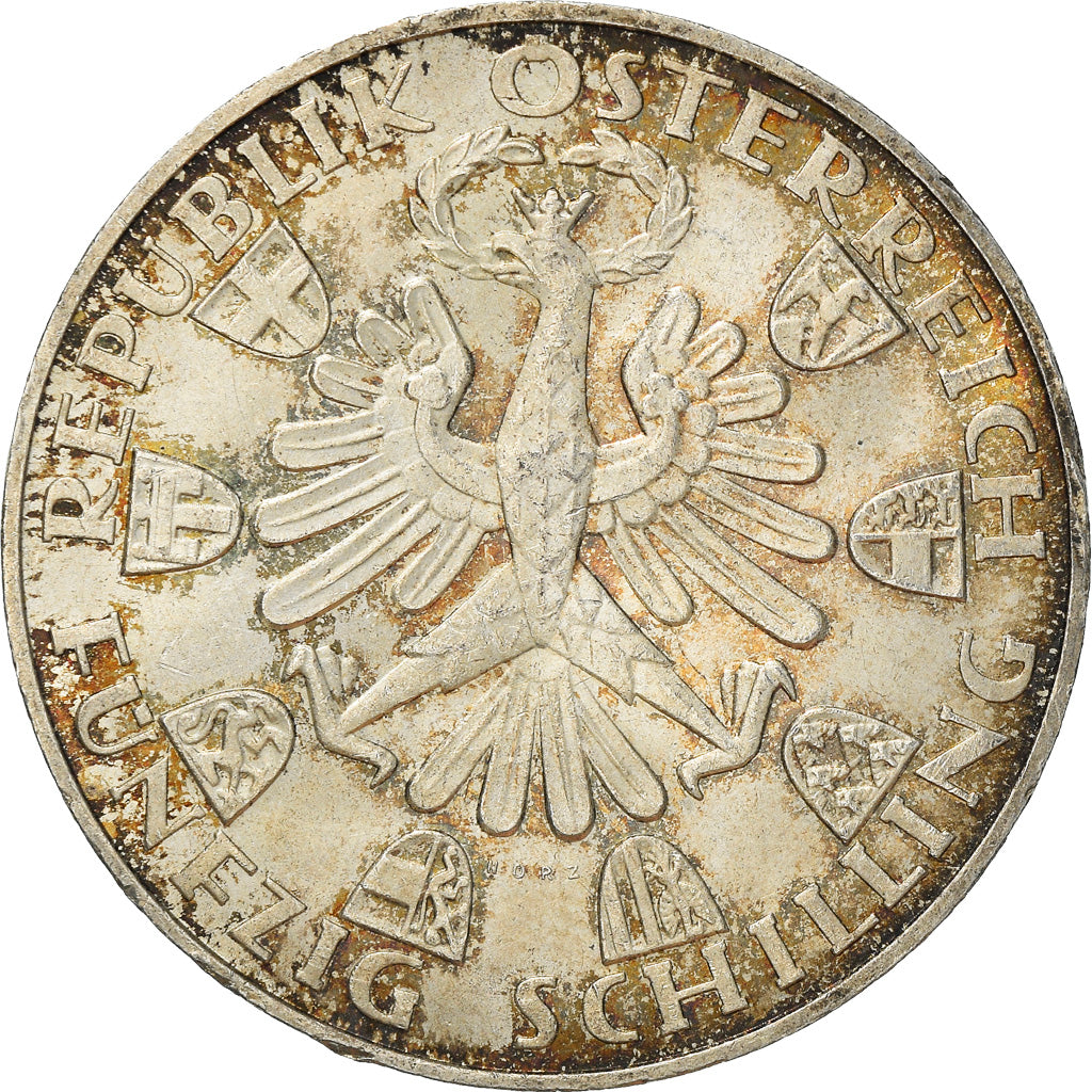 Moneta, Austria, 50 Schilling, 1959, SPL-, Argento, KM:2888