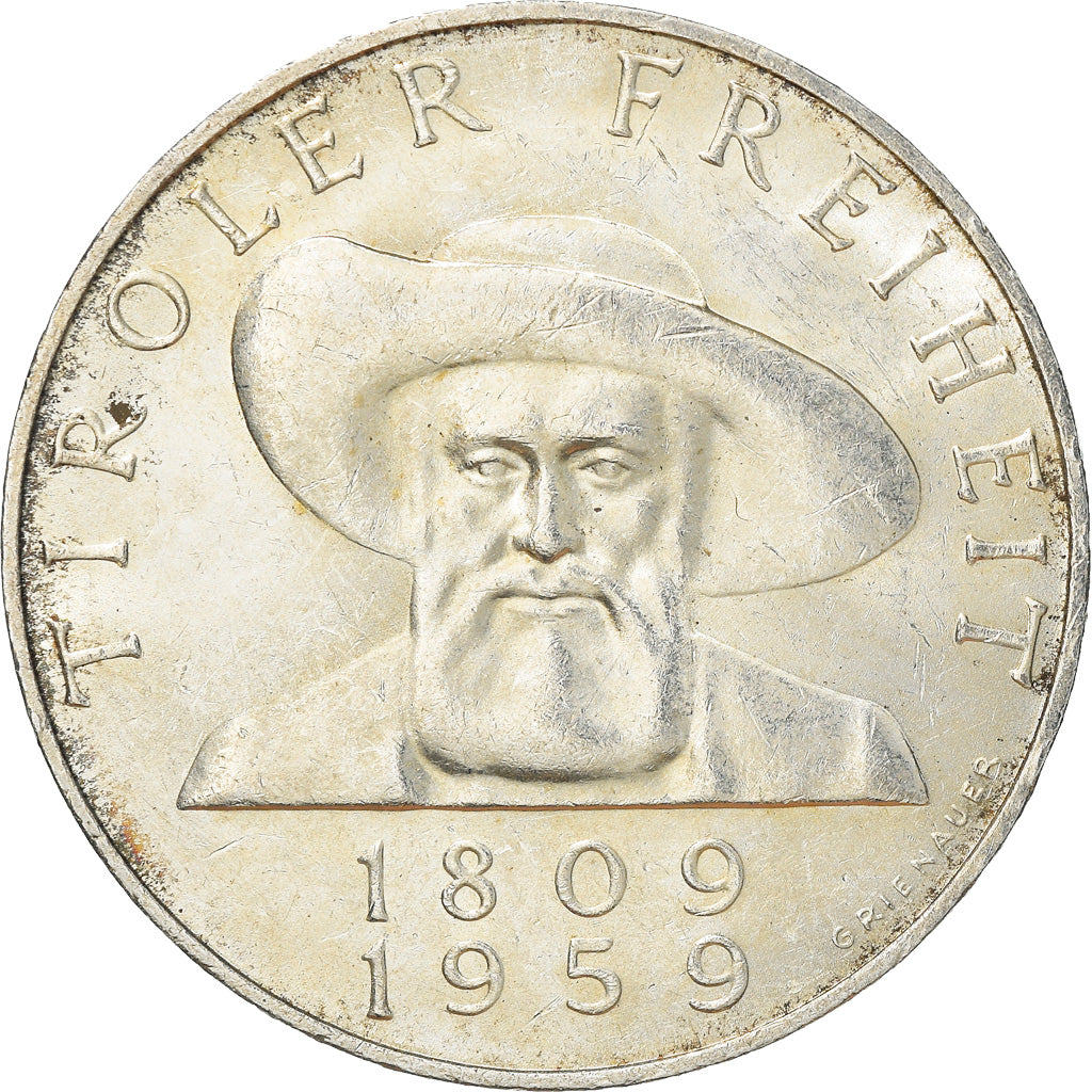 Moneta, Austria, 50 Schilling, 1959, SPL-, Argento, KM:2888