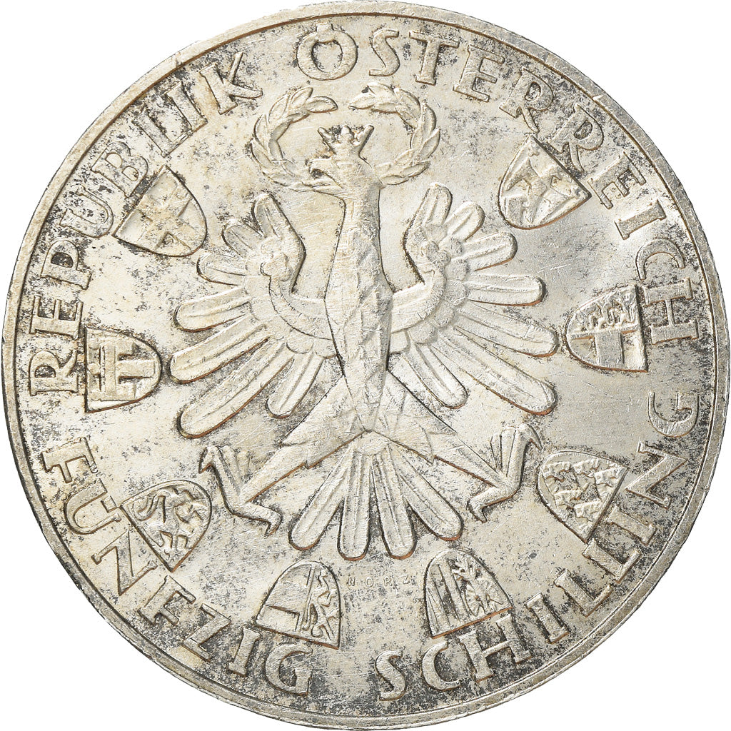Moneta, Austria, 50 Schilling, 1959, SPL-, Argento, KM:2888
