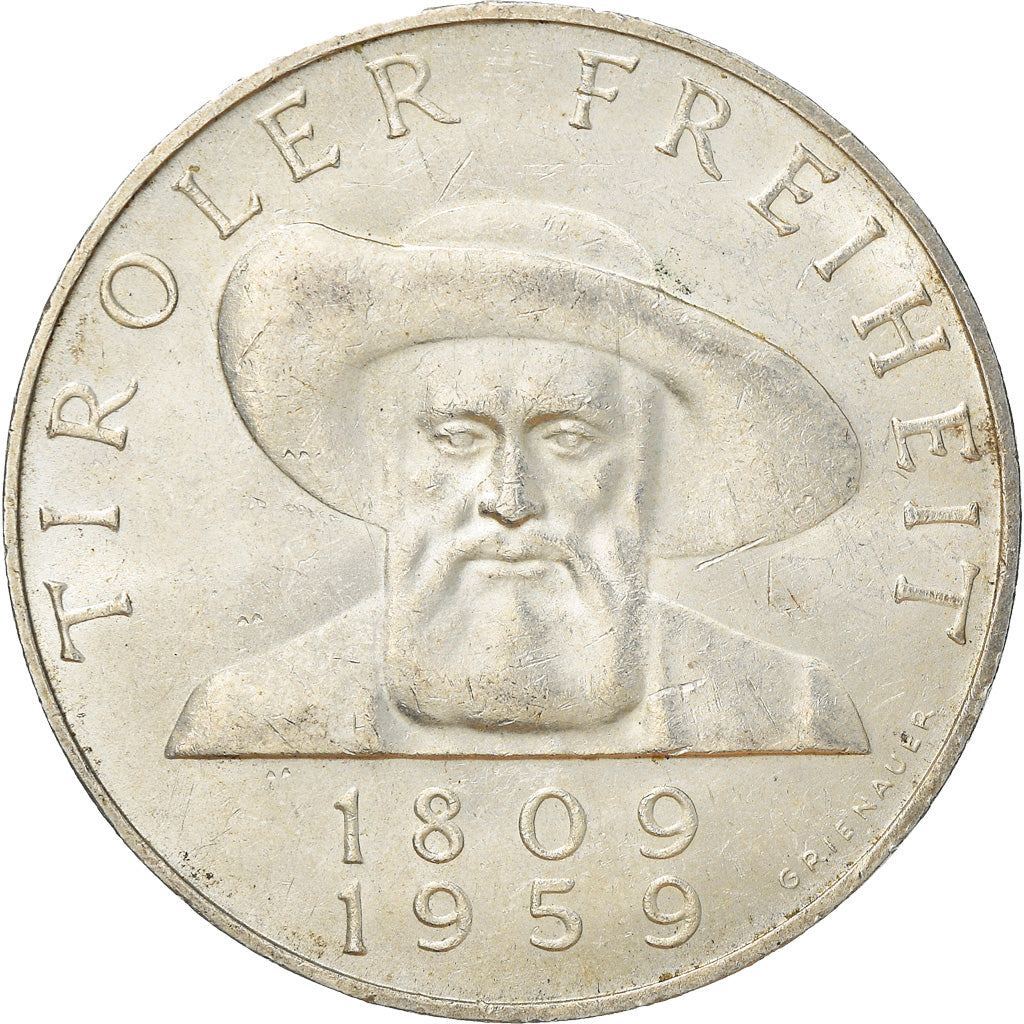 Moneta, Austria, 50 Schilling, 1959, SPL-, Argento, KM:2888