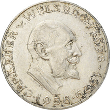 Moeda, Áustria, 25 Schilling, 1958, EF(40-45), Prata, KM:2884