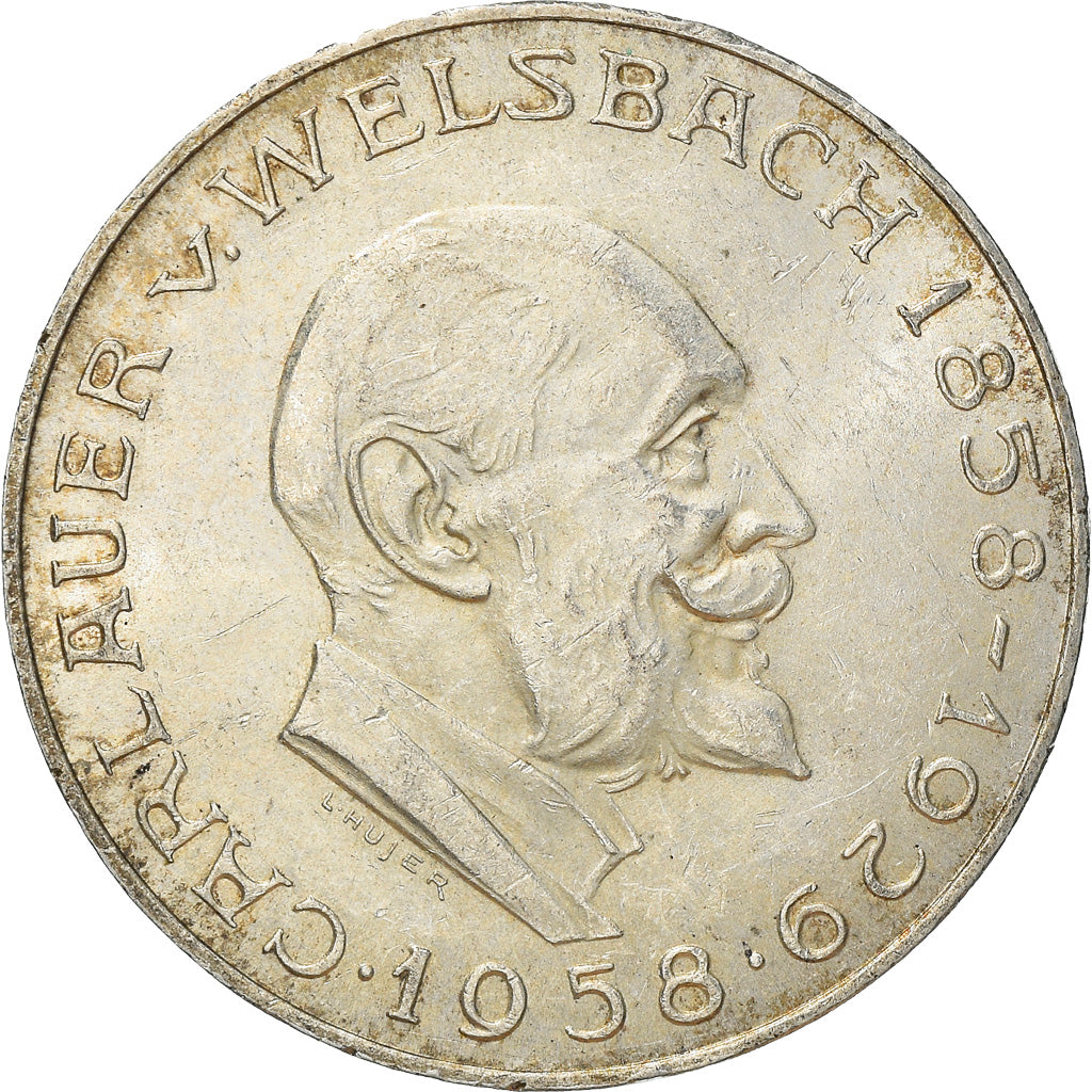Moneta, Austria, 25 Schilling, 1958, BB+, Argento, KM:2884
