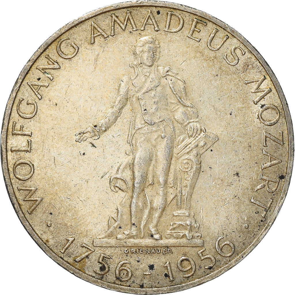 Moeda, Áustria, 25 Schilling, 1956, EF(40-45), Prata, KM:2881