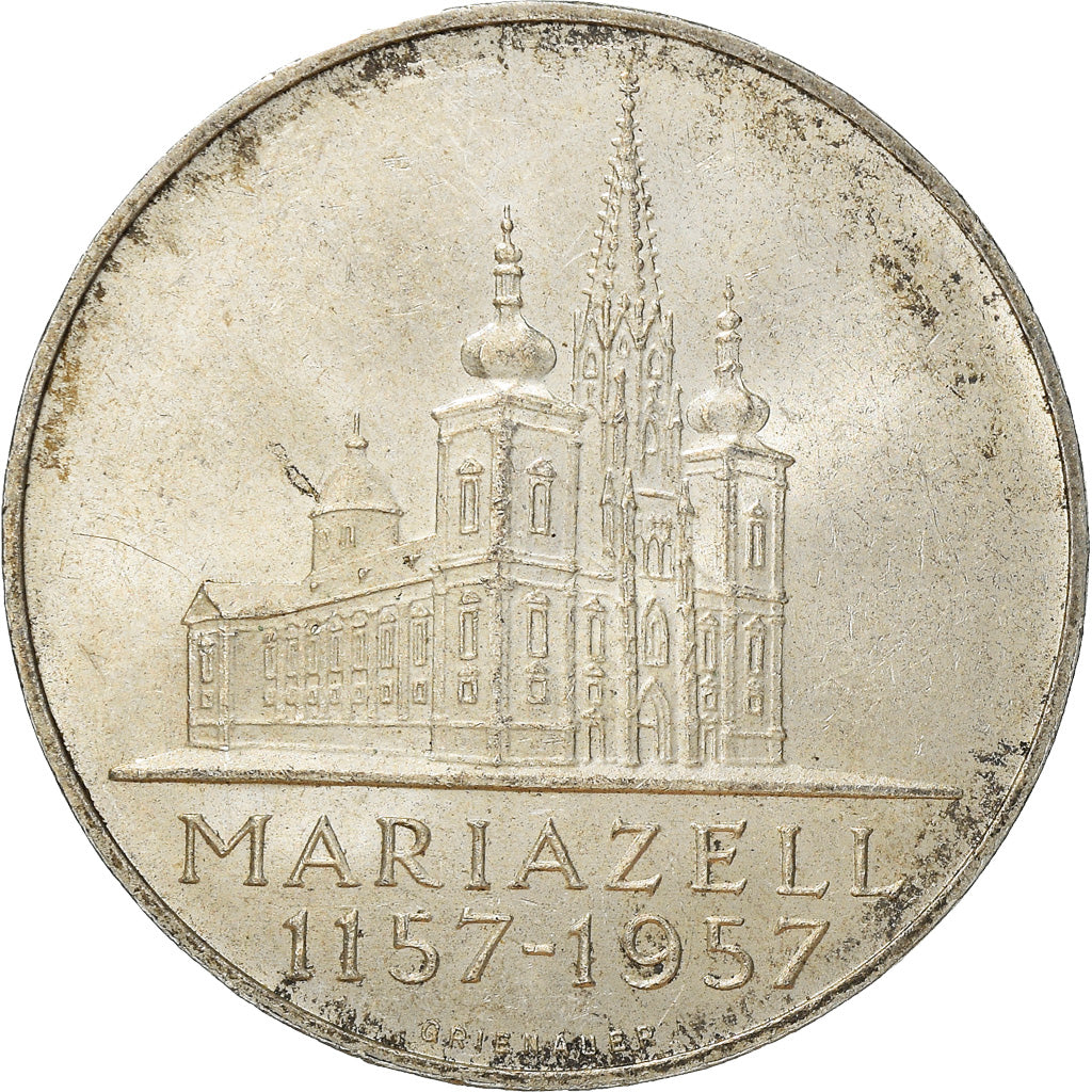 Moneta, Austria, 25 Schilling, 1957, BB+, Argento, KM:2883