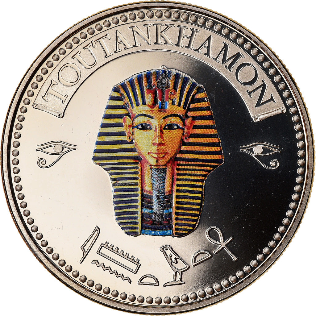 Egypt, Medal, Trésors d'Egypte, Toutankhamon, MS(65-70), Copper-nickel