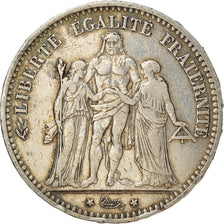 Coin, France, Hercule, 5 Francs, 1874, Paris, VF(30-35), Silver, KM:820.1