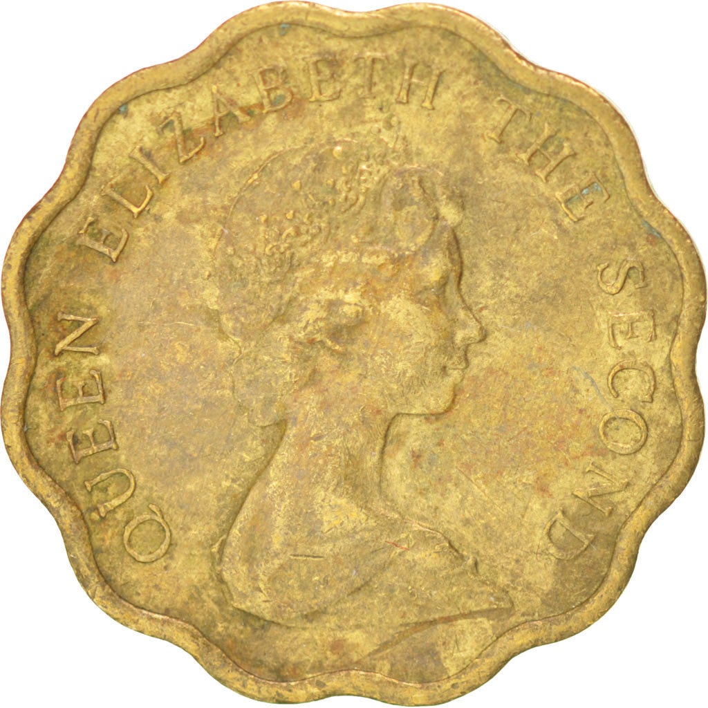 Hong Kong, Elizabeth II, 20 Cents, 1982, KM 36