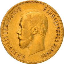 Moeda, Rússia, Nicholas II, 10 Roubles, 1900, St. Petersburg, EF(40-45)