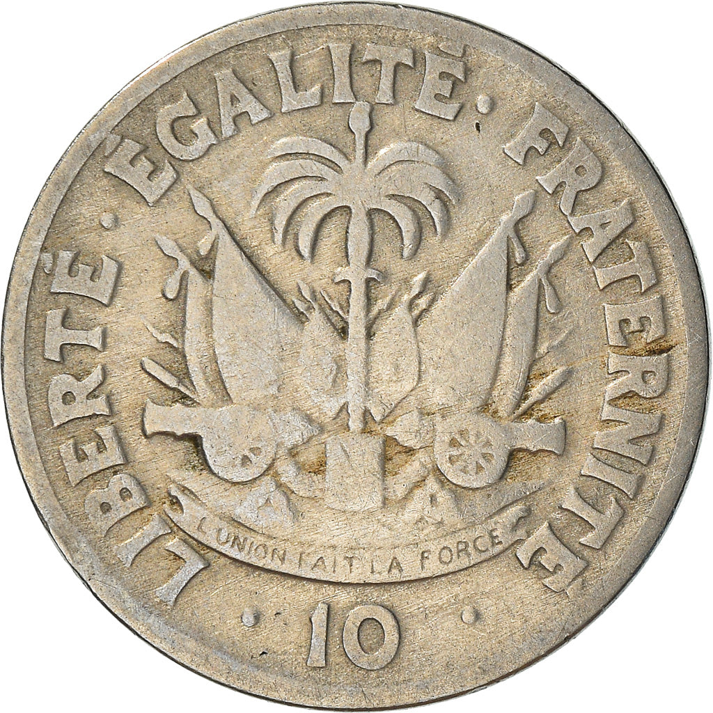 Münze, Haiti, 10 Centimes, 1949, S, Copper-nickel, KM:58