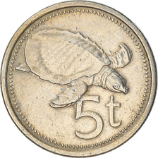 Münze, Papua New Guinea, 5 Toea, 1998, SS, Copper-nickel, KM:3